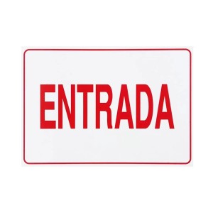 Placa Sinalizadora Entrada ACESSO