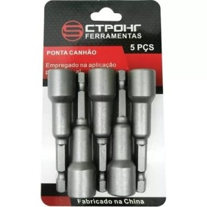Soquete Canhão Magnético 6MM C/5 STRONG