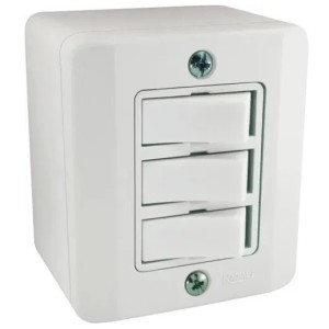 Interruptor Triplo S/X RADIAL