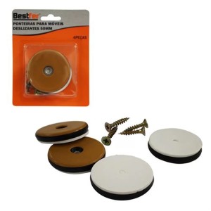Ponteira P/Movéis Deslizante 50MM C/4 BESTFER