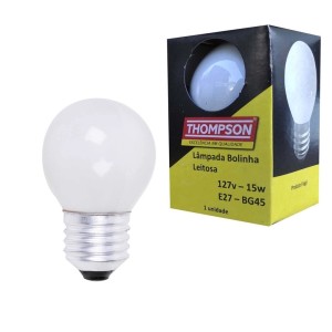 Lâmpada Bolinha Leitosa 127V THOMPSON