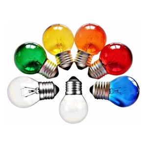 Lâmpada Bolinha Colorida 220V THOMPSON