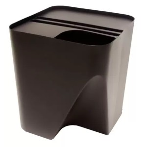 Lixeira Reciclagem Plus Preta 25L ECOCLEAN