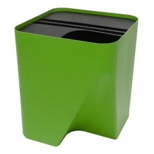 Lixeira Reciclagem Plus Verde 25L ECOCLEAN