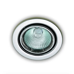 Spot Dicroica Fixo Simples Cromado 110V LLUM