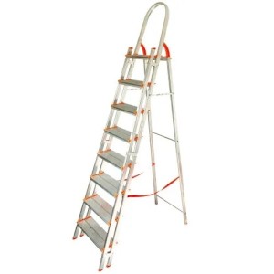 Escada Multiuso Reforçada 8 Degraus AGATA