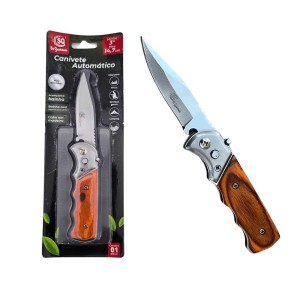 Canivete Automático C/Bainha SAFARI