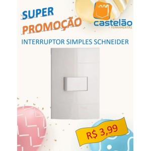 Interruptor Simples 10A SCHNEIDER