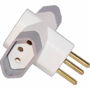 Pino Adaptador 3 Saídas 2P+T Branco LUSTER