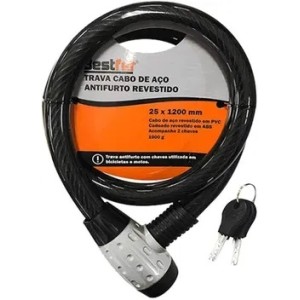 Trava Anti-Furto Revestida BESTFER