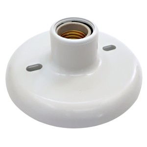 Plafon Louça C/Soquete Branco PRISMATEC