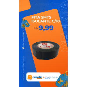Fita Isolante 5M C/10 TRX