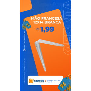 Mão Francesa 12X14 Branca HAMMER