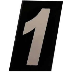 Número ACM ''1'' Prático Refletivo 125MM NUMERAL