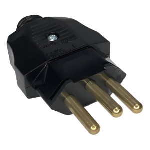 Pino Macho 2P+T Preto 20A LUSTER