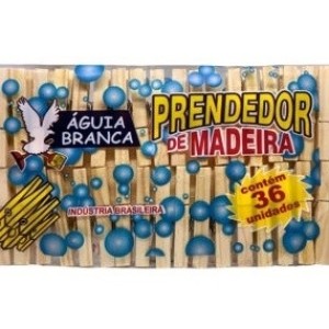 Prendedor de Roupa PEQ AGUIA C/36