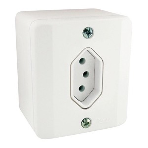 Tomada 2 Polo + Terra S/X RADIAL