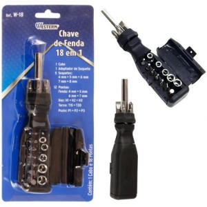 Chave Fenda 18 em 1 WESTERN