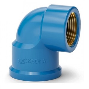 Joelho Liso e Roscável Azul 20X1/2 KRONA