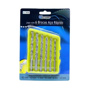 Broca Aço Rápido C/6 WESTERN