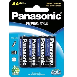Pilha AA C/4 PANASONIC
