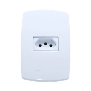 Tomada Universal 10A Pérola RADIAL