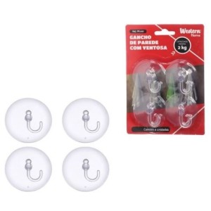 Gancho C/Ventosa C/4 WESTERN